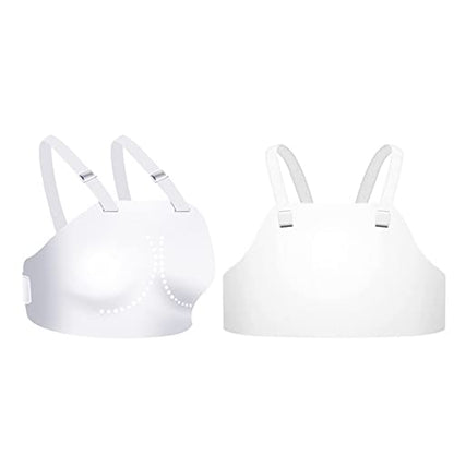 Colaxi Breast Protector Adults Kids Fencing Guard for Rugby Football Boxing Muay Thai - size: Women M 90-94cm