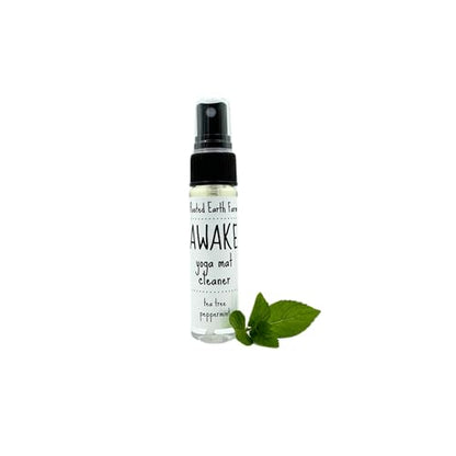Awake Yoga Mat Cleanser - 1 fl oz - Peppermint and Tea Tree - Room and Body Spray