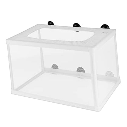 Happyyami 2pcs Large Fish Net Hatchery Incubator Suction Cups for Efficient Fish Breeding Aquariums Increases Survival Rate