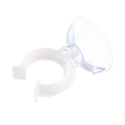 uxcell Aquarium Suction Cup Clips Airline Tube Holders Clamps for Fish Tank Clear 17mm 12Pcs - size: 17mm