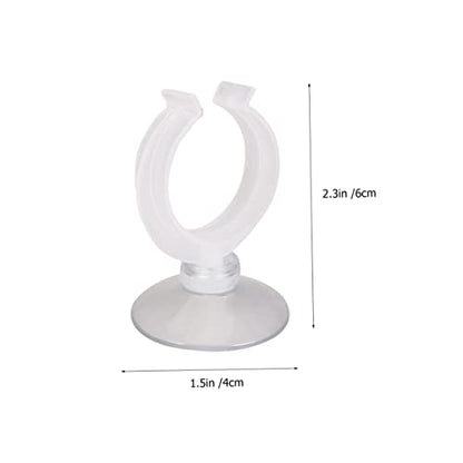 minkissy Aquarium Fixed Clip 6 Pack Water Pipe Fixing Clip with Suction Cup for Fish Tank Inlet Outlet Tubing Water Holder Clamp for Small Aquarium Accessories 1.77 X 1.45 X 1.45 in - size: Size 3