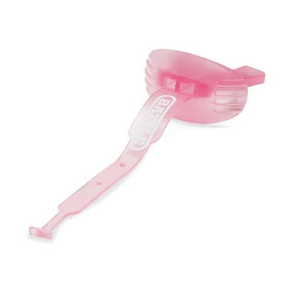 Battle Speed Football Mouthguard with Strap, Ice Pink | Maximum protection for safe secure fit, Built-in airflow channels, No boiling required, Advanced composite material - color: Ice Pink