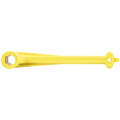 1-1/16" Boat Prop Wrench & PMPS-1-DP Prop Stop Block Kit, 91-859046Q4 Polymer Propeller Wrench - Works for Mercury Mercruiser Alpha, Fits All Outboard & Stern Drive Applications Light-Weight, Yellow