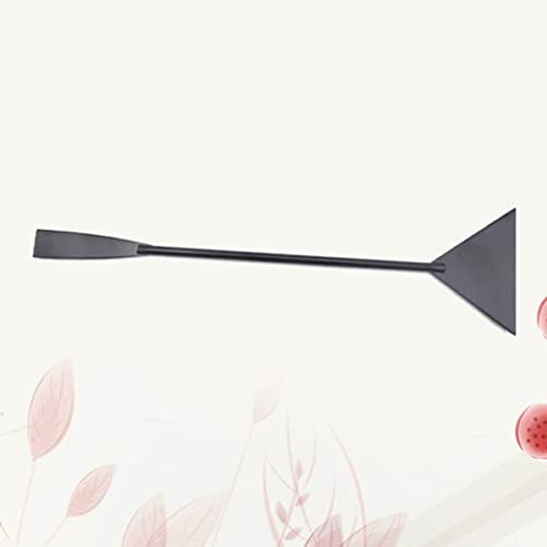 Sosoport Stainless Steel Aquatic Cleaning Tool Sand Shovel Grass Waterweed Clipper for Aquarium Maintenance for Removing Decaying Leaves Substrate Durable Black Design