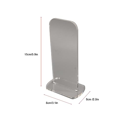 2Pcs Acrylic Boxing Glove Stand, Vertical Boxing Glove Display Stand Acrylic Gloves Holder, Vertical Boxing Gloves Display Rack Holder, Baseball Glove Display Holder Rack for - color: Transparent