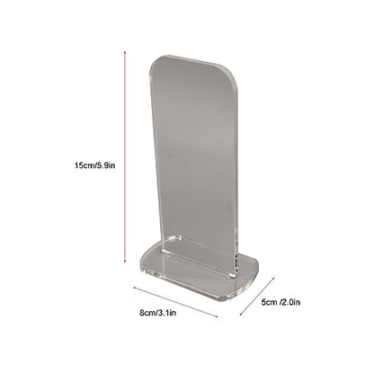 2Pcs Acrylic Boxing Glove Stand, Vertical Boxing Glove Display Stand Acrylic Gloves Holder, Vertical Boxing Gloves Display Rack Holder, Baseball Glove Display Holder Rack for - color: Transparent