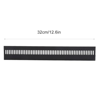 12.6 Inch Black Acrylic Overflow Bar Shrimp Protection Removable Design Fish Tank Weir Comb Overflow Prevention