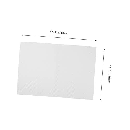 Reptile Terrarium Cushioning Mat Thickened Aquarium Pad for Fish Tank Non- Heat Insulation Shock Absorbing Base Mat for Aquarium Setup - color: White