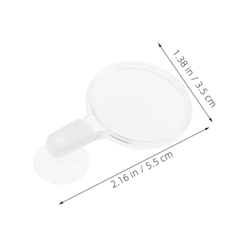 CALLARON 4pcs Acrylic Cup Lens for Fish Tank Viewing for Observing Animals User-Friendly Design for Easy Installation and Use