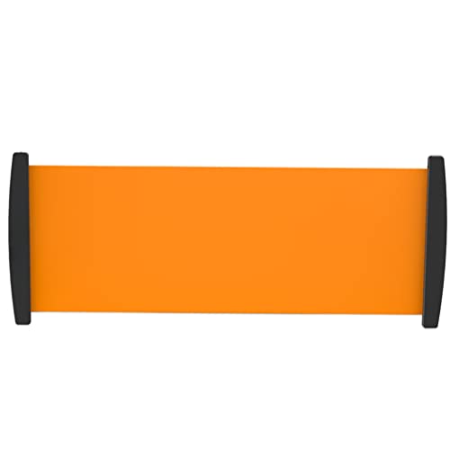 200 * 50cm Slide Board with Shoe Cover Slimming Exercise Guide Slide Mat for Leg Pot Training Fitness and Athletic Training(Orange) - color: Orange