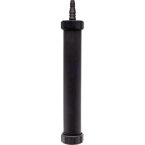 RAD8 8" EPDM Rubber Membrane Air Diffuser | For koi ponds, water gardens & aquaculture systems. Non-weighted. 3/8" - 1/2" Barbed inlet. Easy to clean - size: RAD8