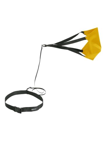 Sporti Swim Parachute - Stationary Swimming Harness, Training Belt, Swim Harness for Pool with High Durability - color: Yellow