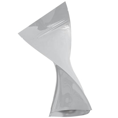 Mylar Style Barrier Bags – Zipper w/Heat Seal – 100 Bags (Gloss White/Gloss White, 1/2 Ounce - 5?x8.14?x2.33?) - color: Gloss White / Gloss White, size: 5x8.14x2.33 Inch (Pack of 100)