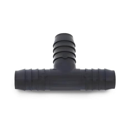 1 PVC Barb Fitting - SCH 40 Barbed Hose Tee for Tubing & Water Line - size: Gray 1 PVC Tee