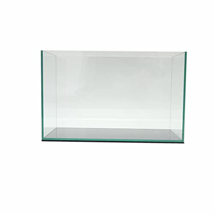 Lifegard Aquatics 20 Gallon Rimless Aquarium, Clear Glass, Ultra Clear Sealant Fish Tank, 6mm Thick with Dense Leveling Mat for Freshwater/Marine, Home or Office Decor (24.40"x12.20"x15.74") - size: 20 Gallons