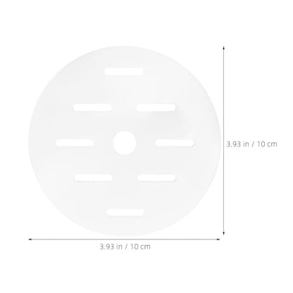 Round Acrylic Fish Tank Lid: 3.94 Inch Ear Aquarium Lid Cover - Transparent Tank Protective Cover - Replacement Accessory for Fish Bowl Terrarium - size: 10.00X10.00X0.30CM
