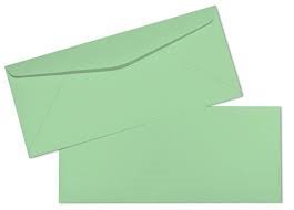 EnDoc #10 Colored Pastel Envelopes - Pastel Green Color - Colored envelopes letter size for Offices, Holiday, Invoices, Mailings - 4 1/8 x 9 1/2 Inches - 500 Pack - color: Pastel Green | Gummed Seal, size: #10 Envelopes | 500 Count