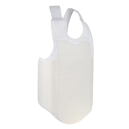 Emoshayoga Unisex Karate Chest Guard, Adjustable Strike , Boxing Body Protector with Elastic Adjustable Straps, for Taekwondo Training - size: Small
