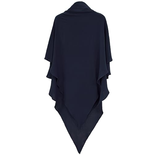 khalat Womens Muslim Prayer Dress Front Zipper Kaftan Islamic Robe Modest Solid Abayas for Women Muslim - color: Black+hijab