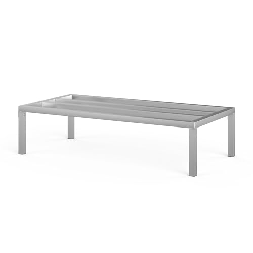 24 in X 48 in. Aquarium Stand | Industrial Style Aluminum Fish Tank Base with Open Frame Design - size: 24 W x 48 L x 12 H