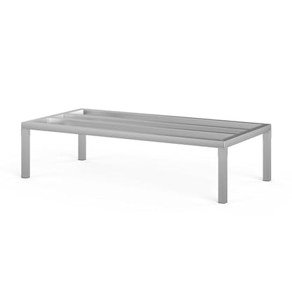 24 in X 48 in. Aquarium Stand | Industrial Style Aluminum Fish Tank Base with Open Frame Design - size: 24 W x 48 L x 12 H