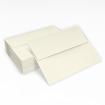 LUXPaper A2 Invitation Envelopes (4 3/8 x 5 3/4) - 70lb. Classic Crest Natural White (250 Qty.) | Perfect for Invitations, Announcements, Sending Cards, RSVP Cards | 4870-70NW-250 - color: 70lb. Classic Crest Natural White, size: 250 Qty.