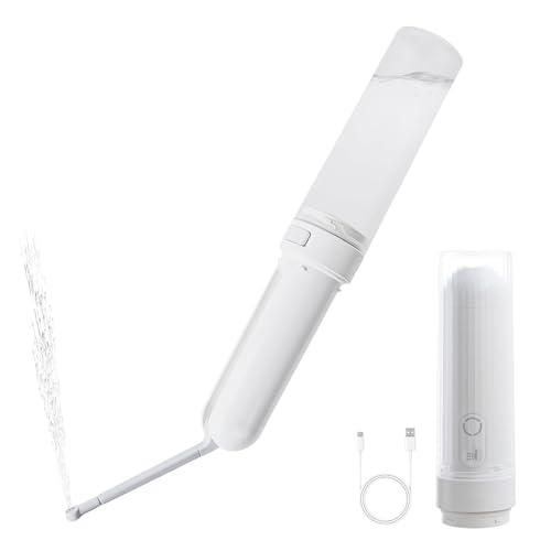 Portable Bidet, Efficient Handheld Travel Bidet, IPX6 Waterproof 3 Modes Switching Removable Nozzle 180°Adjustable Angle 320ML Kettle, Rechargeable Smart Men Women Personal Hygiene Cleaner