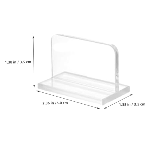 6pcs Aquarium Lid Handle Clear Acrylic Grip for Fish Tank Covers Replacement Parts for Aquariums Stable and Easy Installation and Reusable Fish Tank Supplies