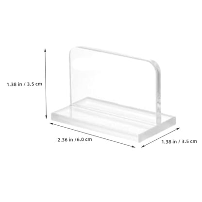 6pcs Aquarium Lid Handle Clear Acrylic Grip for Fish Tank Covers Replacement Parts for Aquariums Stable and Easy Installation and Reusable Fish Tank Supplies