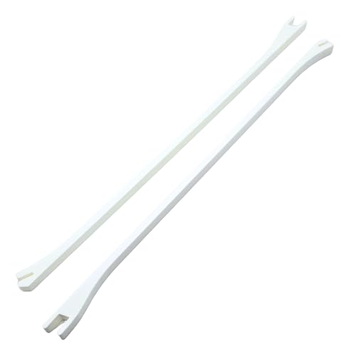 Lid Props for Fluval Flex Series Aquariums, Pair (White) - color: White