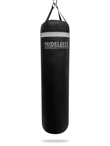 100lb Boxing MMA Heavy Punching Bag UNFILLED - Made in USA - color: Black/White