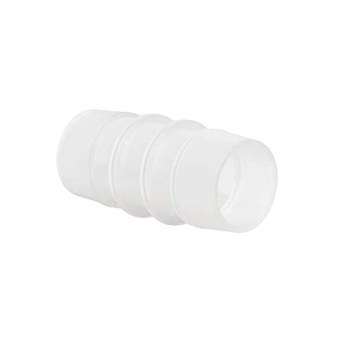 Quickun Plastic Hose Barb Fitting, 1" x 1" Barbed Splicer Mender Joint Adapter Union Fitting (Pack of 5) - size: 1 Inch