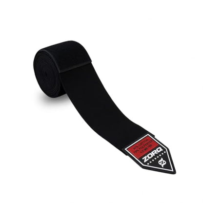 ZORQ Boxing Hand Wraps - Professional Mexican Style Semi-Elastic Handwraps for Boxing, MMA, Muay Thai & Kickboxing - 4.5M Inner Gloves with Thumb Loop & Secure Hook & Loop Closure - color: Black