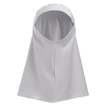IWEMEK 2PCS Newborn Baby Girls Muslim Abaya Prayer Dress with Hijab Islamic Middle East Arab Dubai Robe Ramadan Eid Clothes - color: Grey, size: 0-6 Months