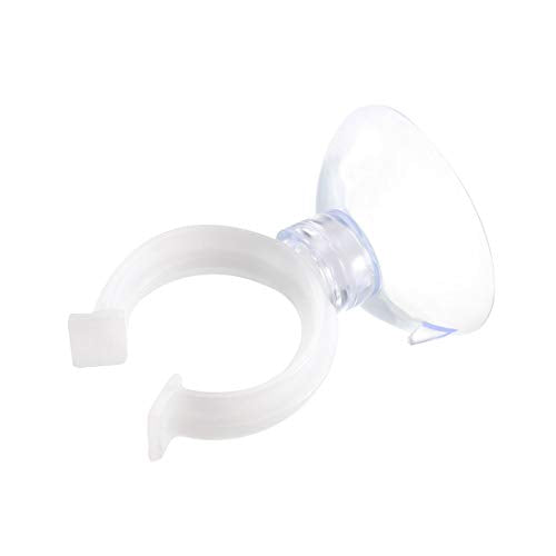 uxcell Aquarium Suction Cup Clips Airline Tube Holders Clamps for Fish Tank Clear 19mm 12Pcs - size: 19mm