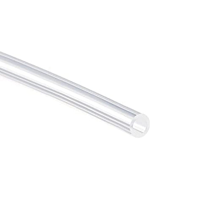 Silicone Tubing 3/16'(5mm) ID x 9/32'(7mm) OD 10ft(3m) Length Silicone Rubber Tube Air Hose for Gas Liquid Pump Transfer Clear - size: 9/32' x 3/16' x 10ft