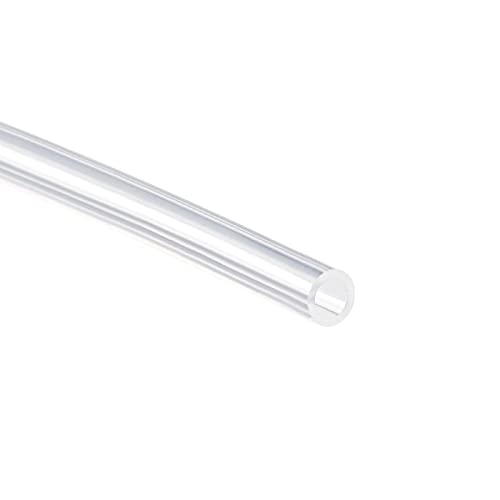 Silicone Tubing 3/16'(5mm) ID x 9/32'(7mm) OD 10ft(3m) Length Silicone Rubber Tube Air Hose for Gas Liquid Pump Transfer Clear - size: 9/32' x 3/16' x 10ft