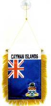 AZ FLAG Cayman Islands Pennant 4x6 in 100D Polyester Suction Cup - color: Cayman Islands