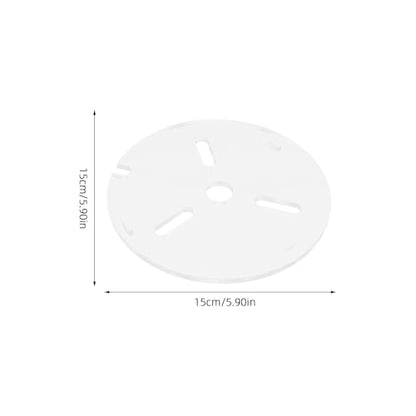 Anti Jumping Fish Tank Lid - Clear Aquarium Hood Top Cover - 6" Grid Panel with Hole Aquatic Pets Supplies for Reptiles Shrimp Turtle Jump Prevention