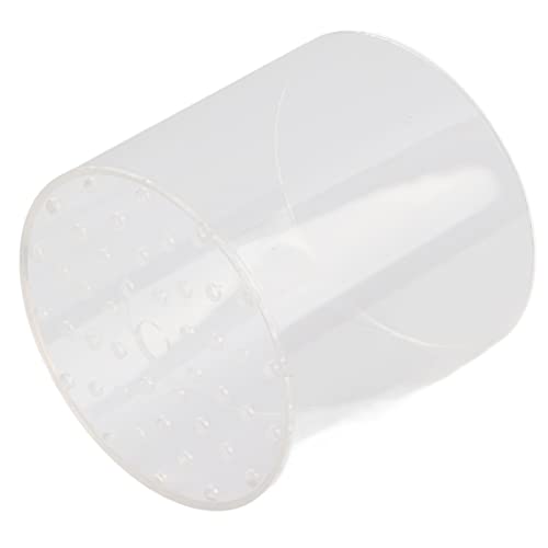 Acrylic Transparent Feeder Cover, Anti Feeding Shrimp Aquarium Accessory, Feeding with Feeding Tube for Fish Tank, Safe Reproduction Cover for Marine Life (120mm) - style: 120mm