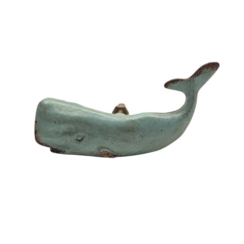 Sea Foam Green Nautical Whale Dresser Pull Blue Drawer Knob Kitchen Cabinet Hardware Coastal Beach Home Decor