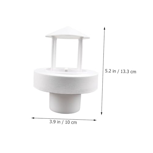 Replacement Humidifier Splash Guard for Rockery Mist Maker White Abs Plastic Float Splash Guard for Pond and Aquarium Humidifier for DIY Mist Maker 1 Box
