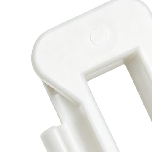 Aquarium Air Tube Holder U Shape Tube Mounting Base | Anti-Slip Hose Holder Clip Aquarium for Holder Suction Device Siphon Cleaning Clear Viewing Shop - color: White