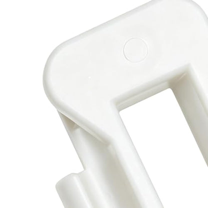 Aquarium Air Tube Holder U Shape Tube Mounting Base | Anti-Slip Hose Holder Clip Aquarium for Holder Suction Device Siphon Cleaning Clear Viewing Shop - color: White