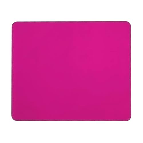 Modern Hot Pink Solid Color Mousepad Non-Slip Rubber Base Mouse Pads for Computers Laptop Office Desk Accessories Mouse pad 7.9 x 9.5 in - color: Pink