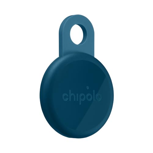 Chipolo Loop – Rechargeable Bluetooth Tracker for Key and Pocket Location - color: Navy