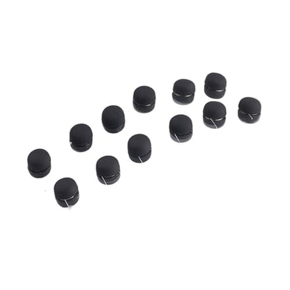 12pcs Magnetic Buttons For Clothing,hijab Magnetic Pins Multi-Purpose Pinless Fasteners For Muslim Wedding Gift Women - color: B-black