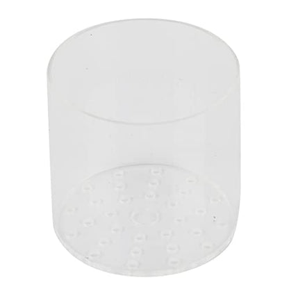 Acrylic Transparent Feeder Cover, Anti Feeding Shrimp Aquarium Accessory, Feeding with Feeding Tube for Fish Tank, Safe Reproduction Cover for Marine Life (100mm) - style: 100mm