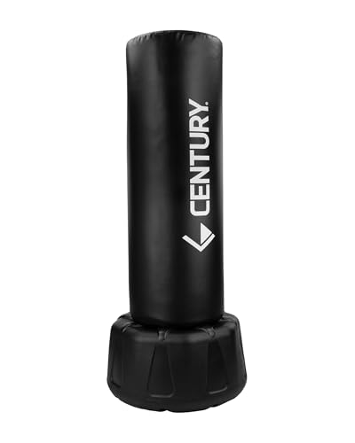Century Wavemaster 2XL Pro Freestanding Punching Bag for Adults - Color Options | Boxing Bag with Stand | Punching Dummy & Kickboxing Bag | Heavy Punching Bag | Adjustable Martial Arts Kicking Bags - color: Black