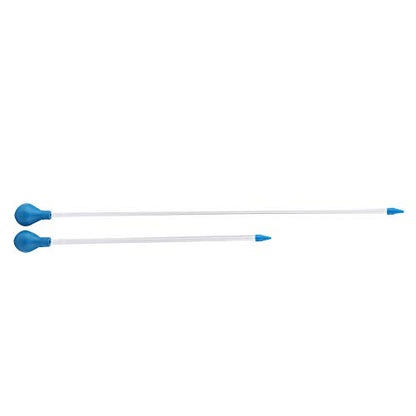 Aquarium Feeder, 2Pcs Long Acrylic Pipette Dropper Tube with Waste Remover Tool for Reef Anemones, Brine Shrimp Feeding, Fish Tank Maintenance Tools for Saltwater Aquariums